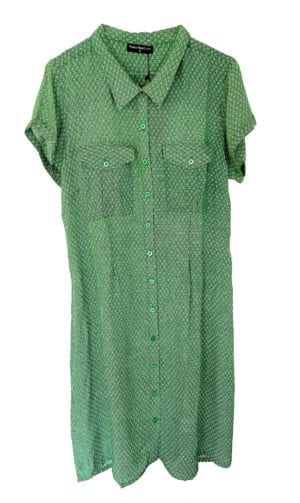 Jocelyn dress silk Green