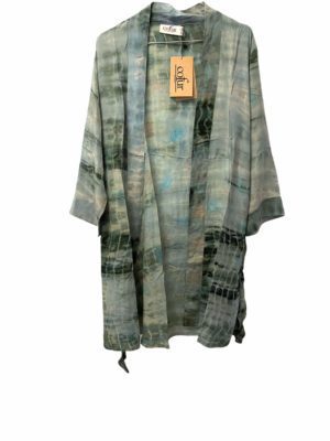 Vintage sarisilk short kimono Havgus 1 dipdye Onesize