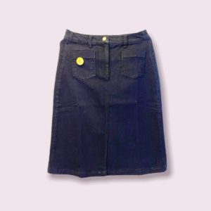 WTG Georgette skirt, Jeans dark blue