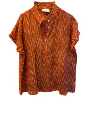 Skagen shirt sarisilk XL Orange