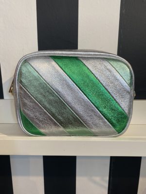 Crossover bag metallic green