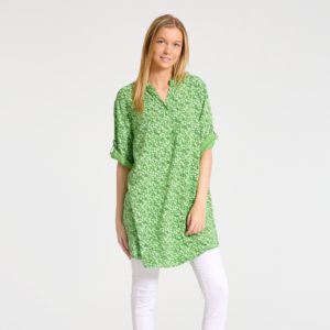 Marta Shirt green fleur