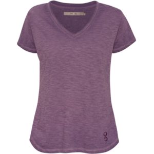 T-Shirt V-neck purple
