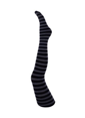 BC Riga striped tights Black/Grey