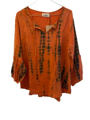 Cofur Jaipur shirt S/M Orange dipdye