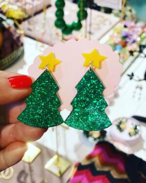 Christmastree earrings