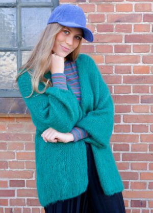 BC Casey knit cardigan green