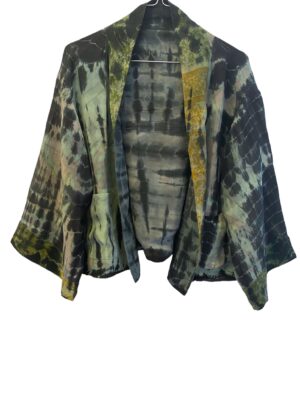 Cofur reverseable short jacket Green/black dipdye