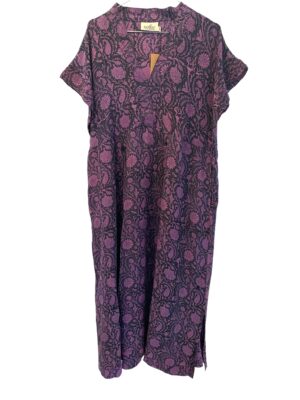 Cofur sarisilk Casual Long dress purple M/L