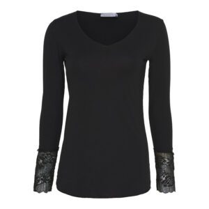 Marta lace blouse black