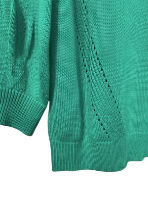 ESQUALO Knit sweater Puffed sleeve green