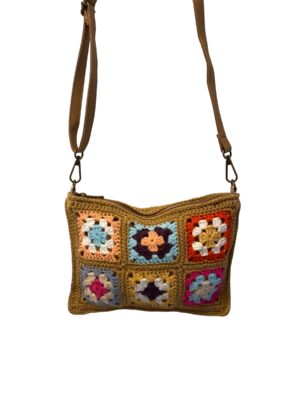 Crochet small crossbody bag