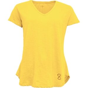 T-Shirt V-neck yellow