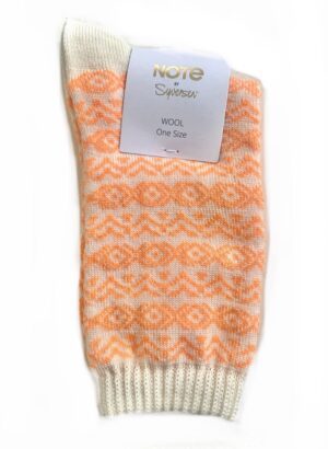 Wool socks Orange