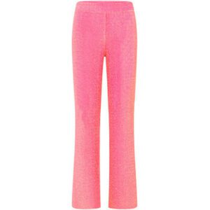 HUNKØN Cattia Glitter Trousers Cotton Pink