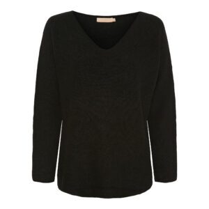 Marta Celina V-neck knit, Black