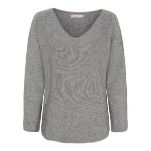 Marta Celina V-neck knit, Grey
