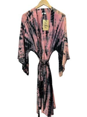 Cofur sarisilk Dubai kimono Bubblegum dipdye