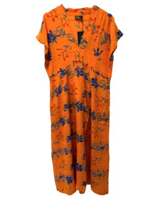 Cofur, sarisilk Casual Long  dress Bright orange M/L