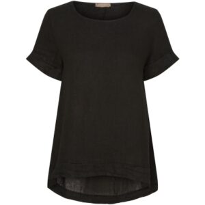 Marta Natalie Linen blouse Black