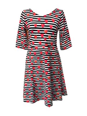 Betty Dress, Stripes and hearts