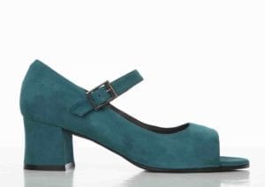 Anna 1 Shoe Teal Suede