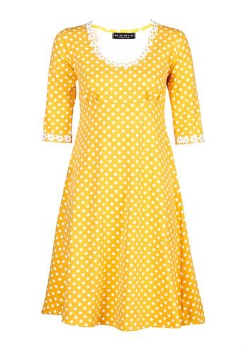 Vant til Margaret Mitchell Formode Yvonne dress dot Yellow | MANIA Copenhagen